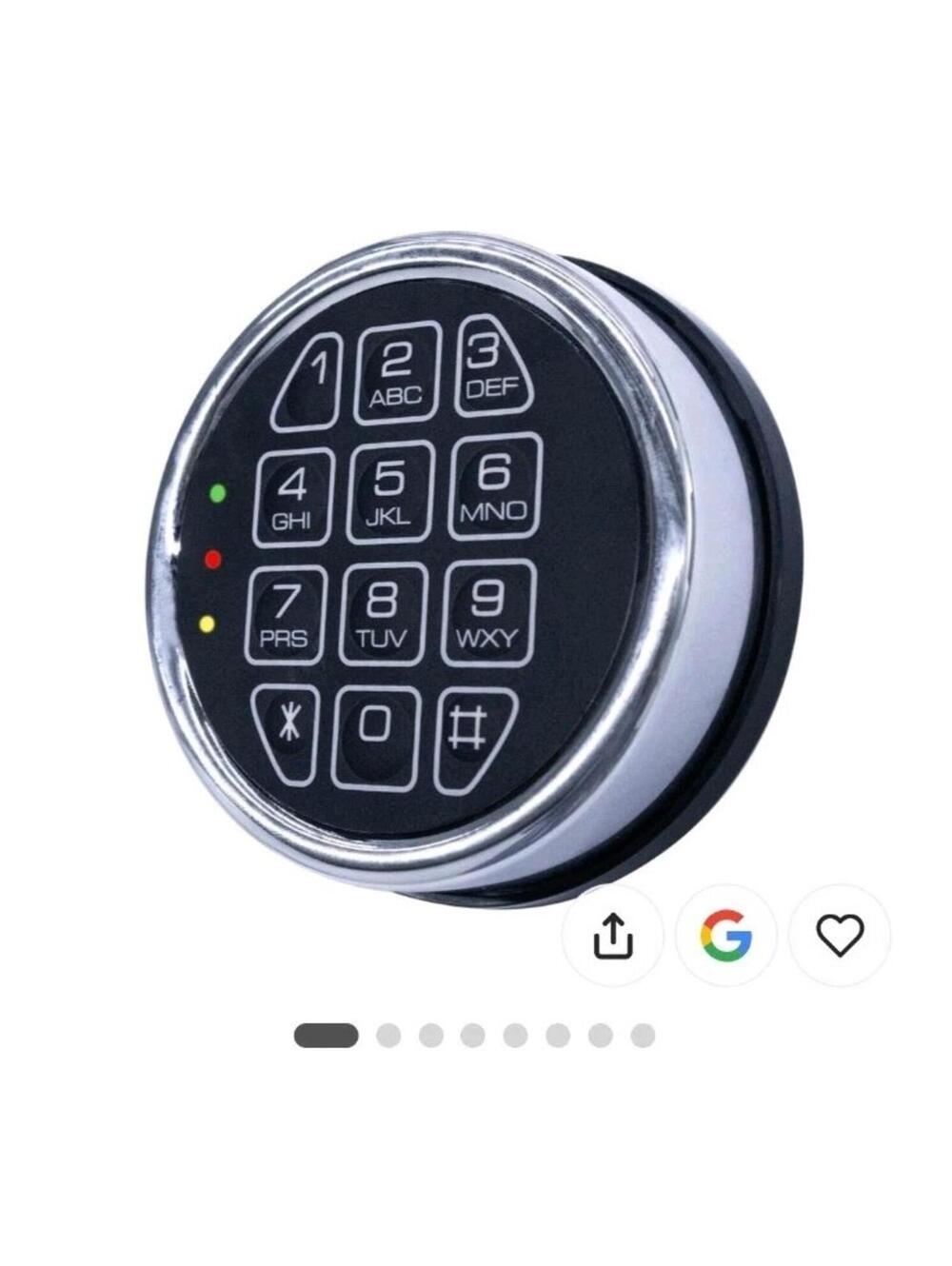 🔥Gun Safe Lock Replacement Solenoid Lock Chrome Digital Keypad 🔥